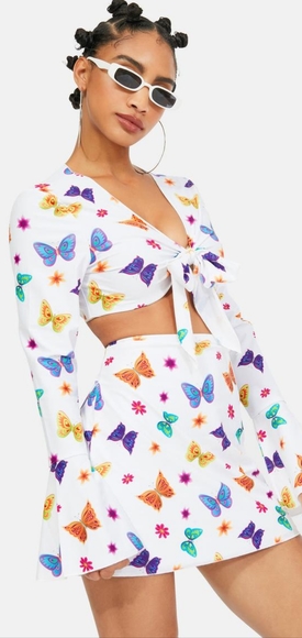 Butterfly high waisted skirt - Picture 3 of 6